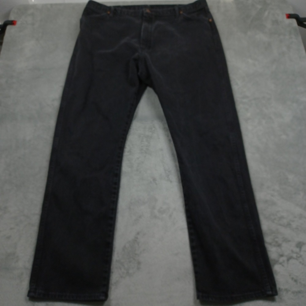 Vintage‎ Wrangler Jeans Mens 40x34 Black Denim Cowboy Cut  Western Workwear